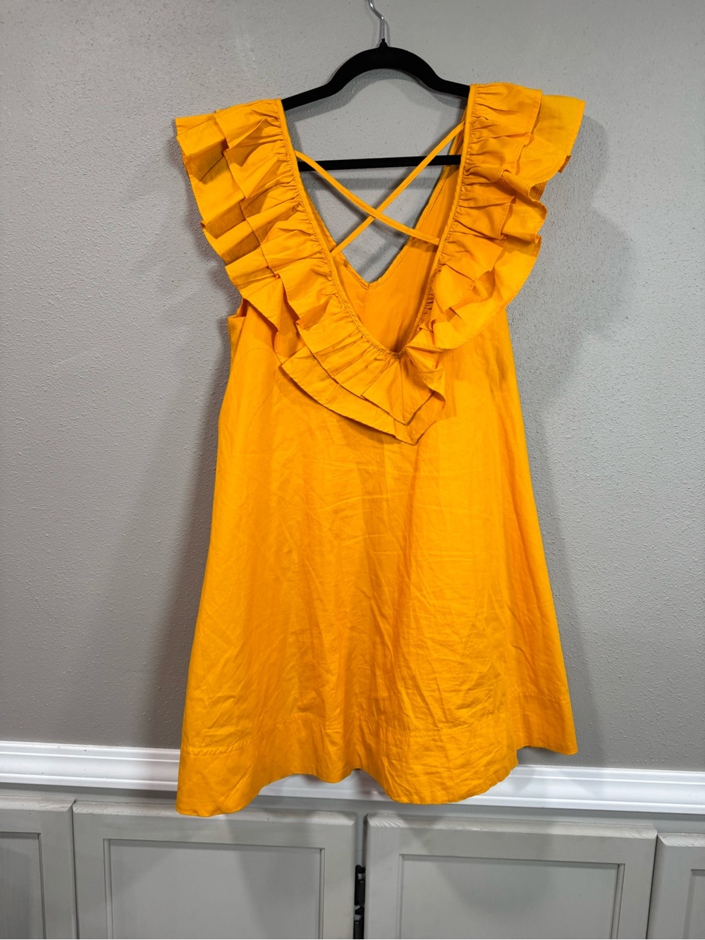 Maeve Ruffle Tunic Mini Dress - Picture 7 of 8